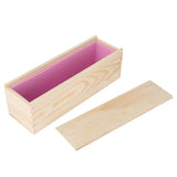 DIY Rose Pattern HandMade Bread Soap Mould Silicone Liner Mold Cake Making Wooden V1294-YM0901-3112200122412