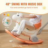VEVOR 4 in 1 Rocking Horse for Toddlers 1-3 Years, Baby Rocking Horse with Detachable Balance Board, V952-ETYBMHSSLDGNI03YAV9