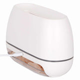 White Himalayan Salt Flame Aroma Diffuser - 250ml Ultrasonic Humidifier with 7-Color LED Light for V888-ELOSUNG15733