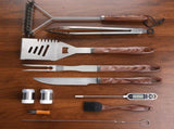 Complete Multi-Functional BBQ Tool Set, 31-Piece Deluxe BBQ Tool Set, Food-Grade Stainless Steel BBQ V1265-AU006-MUWEN