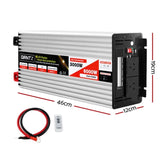 Giantz Power Inverter 3000W or 6000W Pure Sine Wave 12V-240V Camping Boat Caravan INVERT-P-3000W-SL