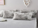 Grey Plush Coralie Dream Quilt / Doona / Duvet Cover set V745-AQ030155Q3