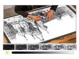 A1 LED Light Box for Drawing, Calligraphy & Tracing Artists Pad V63-954531