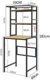 CARLA HOME 3-Tier Over Washing Machine Storage Rack Laundry Shelf Organizer for Bathroom or Toilet LSB-36200