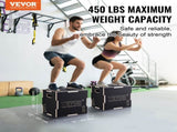 3 in 1 Plyometric Jump Box, 16/14/12 Inch Wooden Plyo Box, Platform & Jumping Agility Box, Anti-Slip V952-SHYTX161412Y7DDXDV0