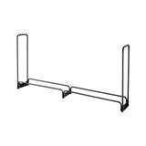 Firewood Rack with Waterproof Cover, 2.57m Outdoor Firewood 1/2 Cord Storage Metal Log V952-HWDCJ8FTPSYG1JYW6001V0