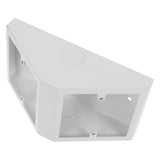 Plated Silver Electrical Outlet Box for Laboratory Benches with Flush Mount and Thermal Stability V1192-AZ-W-31479