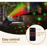 1X Projector Light Christmas Lights Laser Outdoor Decorations Jingle Jollys XMAS-LASER-BK-003