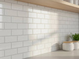 Tiles 3D Peel and Stick Wall Tile Subway White V63-836591