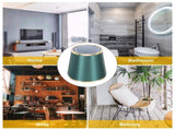 Worgeous Green Fabric Drum Lamp Shade for Table Lamps and Chandelier Perfect for Home Decoration 12 V1189-LWWAL-20260327-03513