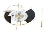 Nordic Swing Wall Clock Big Silent Non Ticking Decorative Wall Clock for Living Room Bedroom Home V1294-YM0901-3115240035711
