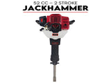 2 Stroke Petrol Demolition Jackhammer Concrete Tile Breaker 52cc Jack Hammer V379-JAKHAMER05