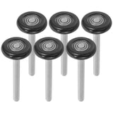 6pcs Nylon Garage Door Rollers with Stem for Door Replacement Hardware V1369-AZ3-W-18334
