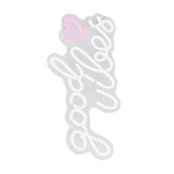 Neon Sign Good Vibes LED Light Acrylic USB Powered Wall Hang Neon Wall Decor for Bar Party Wedding V1294-YM0706-3119230136711