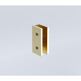 80x200cm Glass Shower Screen with Gold U-Brackets V63-922271