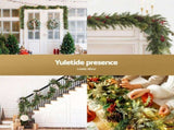 Jingle Jollys 3M Christmas Garland Pre-lit LED with Pine Cones Xmas Decor Green XM-TR-GAR-BR-3M-LED