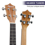 Karrera 23in Ukulele Guitar - Natural UKL-23-NAT