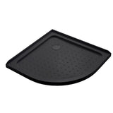 100x100cm Rounded Curved Shower Base in Black V63-952251