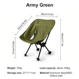 Childrens Camping Moon Chair Green V728-OBA1005007355719307