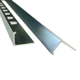 10 x Tile Trim Heavy Duty L Shaped Edge Aluminium 10mm V63-844571