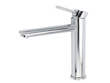 WELS 7.5L/m Round Tall Laundry Basin Mixer Vanity Sink Faucet Tap Polish Chrome V1233-KRD102CR