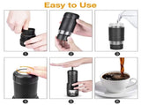 Manual Coffee Grinder - Hand Capsule Coffee Maker & Seasoning Grinder Combo Tool V1263-JX-4461