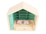 Anxiety Book Shelf Shake Away Your Anxiety Handcrafted Doll House Decoration Wooden Miniature V1294-YM0901-3115240100211