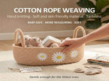 Cotton Rope Storage Basket, Soft Cotton Rope Construction, Sturdy and Well Constructed, for Bathroom V1369-AZ3-W-12091