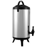 Stainless Steel Insulated Beverage Dispenser, 9.2 Liter, Thermal Hot and Cold Drink Server Dispenser V952-YLHLQQYX12L0TQWXUV0