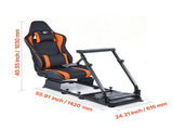 Racing Wheel Stand, Heavy-Duty Simulator Cockpit Steering Stand with Dual-Rail Dual-Arm, Fit V952-ZXZCSGSBWXSQX8MP1001V0