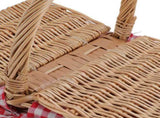 Wicker Picnic Basket with Lid Handle Removable Liner Multifunction Garden Harvest Basket for Flowers V1294-YM0901-3111250051311