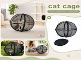 Clearance!360&deg Panoramic Rolling Cat Playpen - Indoor & Outdoor Safe Enclosure, One-Click Setup & V1366-AZ2-W-24746