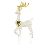 3 Pcs Christmas Lights Reindeer Decoration Outdoor Deer Family with Warm White Led Lights Garden V1369-AZ3-W-11937
