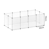 Pawz 12 Panels Guinea Pig Rabbit Puppy Playpen Fence PT1359-AU