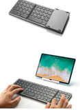 Foldable Bluetooth Keyboard, Folding Wireless Keyboard with Number Pad, Multi-Device and V1192-AZ-W-9893