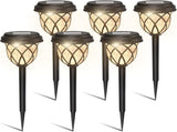 6-Pack Solar Garden Lights Waterproof LED Path Lights V1188-MS-710-174