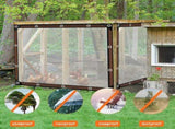Tear Proof Poultry Coops Cover Waterproof Thermal Insulation Winter Protections For Ducks Rabbits V1192-AZ-W-23318