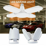 60W LED Garage Light - 5400lm Adjustable Triple-Head E27 Bulb - Foldable Shop & Work Light for V1366-AZ2-W-26574