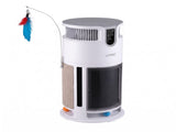 LUVIMO Pet Air Purifier H13 HEPA Smart Air Cleaner CADR 350 w/ Cat Toys for Home PET-PURI-SCRATCH01-WH