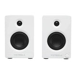 Victrola Automatic Turntable Victrola Tempo Bookshelf Speakers Bundle - White V398-VPT-800-WHT-BUN