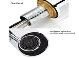G1/2in Thread Automatic Induction Sensor Water Faucet Infrared Single Cold Tap with Control BoxShort V1294-YM0901-3112200050111