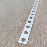 10 x Tile Trim Heavy Duty L Shaped Edge Aluminium 10mm V63-844571