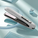 White Wireless Rechargeable Hair Straightener with 5000mAh Battery - Portable Design & Adjustable V888-ELOSUNG15639
