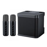 Portable Karaoke Machine with 2 Wireless Microphones Portable Bluetooth Speaker for Family Party V1263-JX-6957
