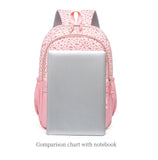Leopard Print Water-Resistant Backpack, Lightweight with Large Capacity, Laptop Compartment V1232-SJB-SJT-003