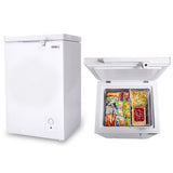 GECKO 100L Portable Chest Freezer, 12V/24V/240V for Motorhome and Caravan, White V219-CMPFRUGK10WA