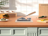 Walnut Cracker with Stainless Steel Mechanism and Stylish Light Brown Wooden Base for Easy Nut V1369-AZ3-W-13367