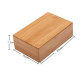 Yoga Equipment Wood Block for 1Pc 9.1x5.9x3in V1370-AZ4-19639