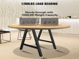 Metal Table Legs 28 x 17.7 inch A-Shaped Desk Legs Set of 2 Heavy Duty Bench Legs with Polyurethane V952-TZZTY28X17.7AAHCPV0