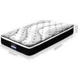 Giselle Bedding 32cm Mattress Euro Top King Single MATTRESS-0907-KS